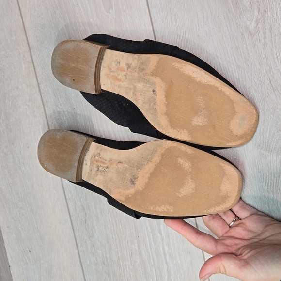 Free People Women At ease Leather Mule Slide shoes sz 40/9 - Picture 13 of 16
